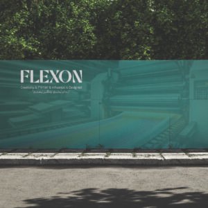 Banner printing Riyadh - Flexon roll-up vinyl mesh banners