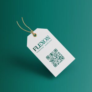 تنفيذ كروت تعليق ورقية فاخرة مع QR Code لمتاجر التجزئة بالسعودية.