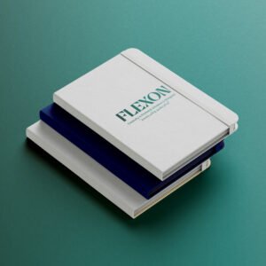 تشكيلة دفاتر ملاحظات وأدوات مكتبية مخصصة لهوية الشركات بالرياض